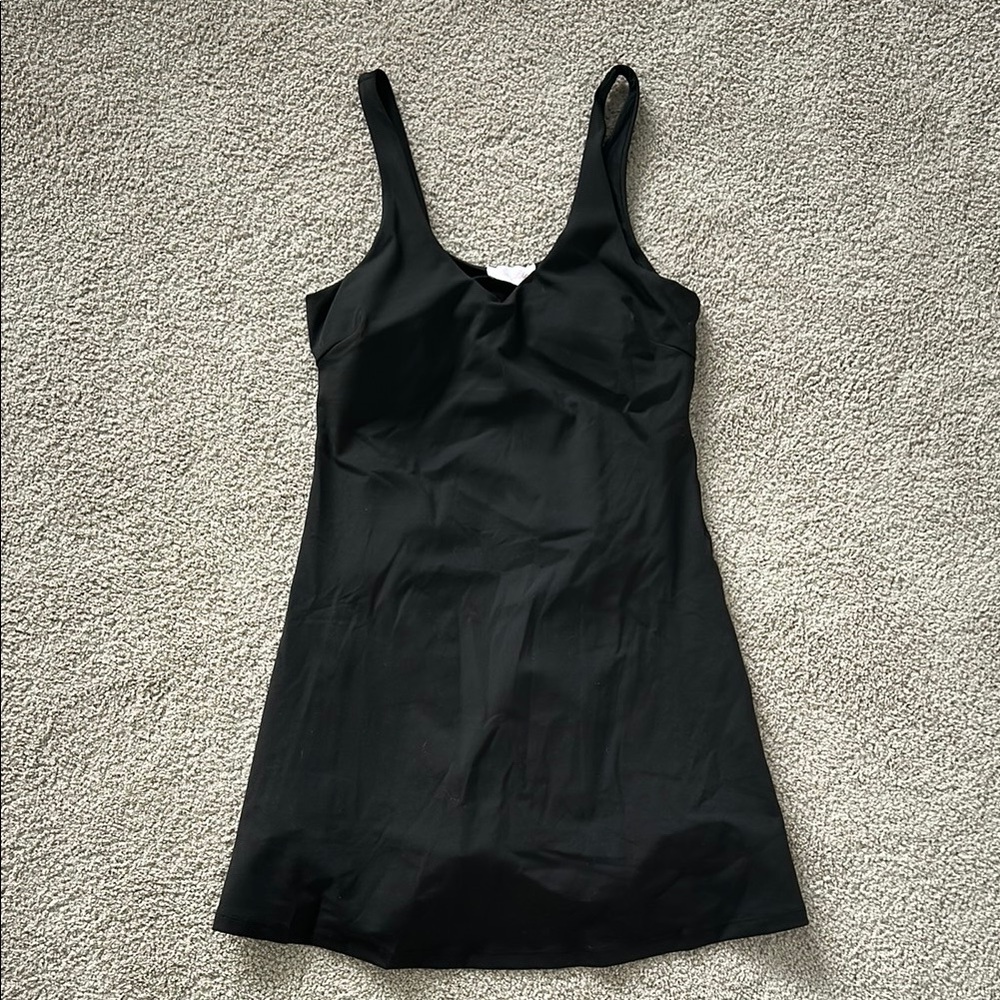 Pink Lily Active Dress with Pull-Down Shorts